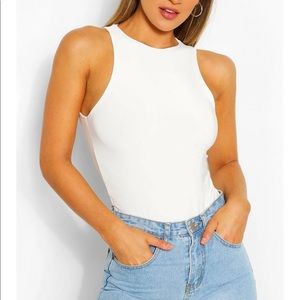 Nasty Gal White Bodysuit